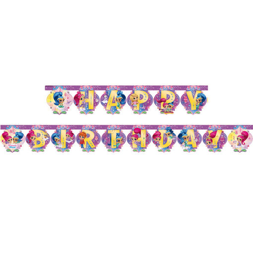 Picture of SHIMMER & SHINE LETTER BANNER - 2M